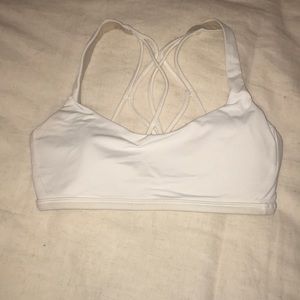 Lululemon WHITE Free to be Zen Bra